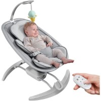 Leagăn pentru bebeluși Kikka Boo Spinny Grey imaginea #9 — magazin online Desire.md