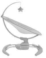 Leagăn pentru bebeluși Kikka Boo Spinny Grey imaginea #5 — magazin online Desire.md