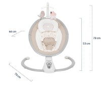 Детское кресло-качалка Kikka Boo Twiddle Beige 2023 фото №4 — интернет-магазин Desire.md