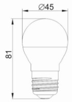 Лампа IEK LLE-G45-3-230-40-E27 фото №2 — интернет-магазин Desire.md