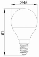 Лампа IEK LLE-G45-5-230-30-E14 фото №2 — интернет-магазин Desire.md
