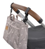 Geanta pentru mama Lassig Blocks Taupe LS1106021237 imaginea #3 — magazin online Desire.md