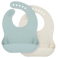 Set de baveți Lassig Blue/Nature 2pcs LS1310001089 imaginea #1 — magazin online Desire.md