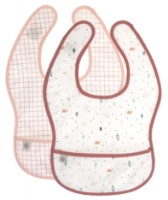 Слюнявчик Lassig Garden Explorer Snail 2pcs LS1311019836 фото №1 — интернет-магазин Desire.md