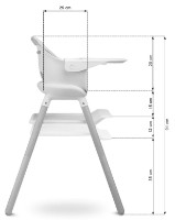 Стульчик для кормления Caretero Bravo Mint фото №8 — интернет-магазин Desire.md