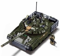 Set de construcție Sluban Основной боевой танк T-80BVMs (B1178)