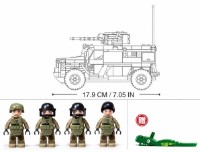 Set de construcție Sluban Штурмовая бронемашина VDVs (B1179) imaginea #4 — magazin online Desire.md