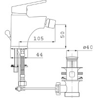 Baterie pentru bideu Ferro Smile BSM6 imaginea #2 — magazin online Desire.md