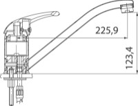 Смеситель для кухни Ferro Milano BRM4 фото №2 — интернет-магазин Desire.md