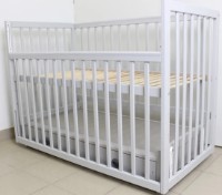 Pătuţ Кузя София Серый на маятнике с ящиком imaginea #6 — magazin online Desire.md