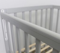 Pătuţ Кузя София Серый на маятнике с ящиком imaginea #7 — magazin online Desire.md