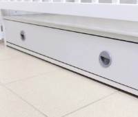 Pătuţ Кузя София Серый на маятнике с ящиком imaginea #9 — magazin online Desire.md