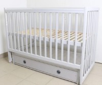 Pătuţ Кузя София Серый на маятнике с ящиком imaginea #1 — magazin online Desire.md