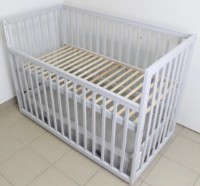 Pătuţ Кузя София Серый на маятнике с ящиком imaginea #4 — magazin online Desire.md