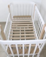 Pătuţ Кузя Miya White Natur на маятнике imaginea #6 — magazin online Desire.md