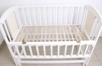 Кроватка Кузя Кролик Белый на маятнике фото №6 — интернет-магазин Desire.md