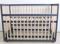 Кроватка Кузя София Антрацит Натур на маятнике фото №7 — интернет-магазин Desire.md