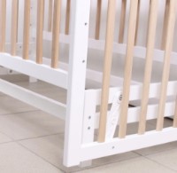 Pătuţ Кузя София Белый Натур на маятнике imaginea #3 — magazin online Desire.md