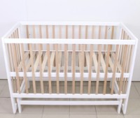 Pătuţ Кузя София Белый Натур на маятнике imaginea #4 — magazin online Desire.md