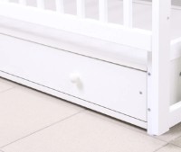 Pătuţ Кузя София Белый на маятнике с ящиком imaginea #4 — magazin online Desire.md