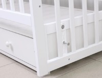 Pătuţ Кузя София Белый на маятнике с ящиком imaginea #5 — magazin online Desire.md