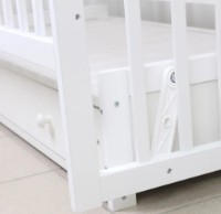 Pătuţ Кузя София Белый на маятнике с ящиком imaginea #6 — magazin online Desire.md