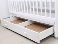 Pătuţ Кузя София Белый на маятнике с ящиком imaginea #7 — magazin online Desire.md