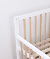 Кроватка Кузя София Белый Натур на маятнике с ящиком фото №6 — интернет-магазин Desire.md