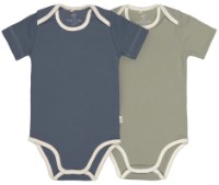 Body pentru copii Lassig GOTS 2pcs Blue/Olive LS1531029993-80 imaginea #1 — magazin online Desire.md