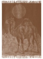 Плед Ярослав Верблюжья шерсть 140х200 Верблюд фото №2 — интернет-магазин Desire.md