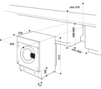 Maşina de spălat rufe încorporabilă Whirlpool BI WMWG 91485 EU imaginea #6 — magazin online Desire.md