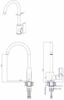 Baterie bucătărie Mat|eco Breno 1133 (114255) imaginea #2 — magazin online Desire.md