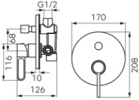 Смеситель для ванны F-Design Zaffiro White FD1-ZFR-7P-33 фото №2 — интернет-магазин Desire.md