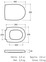 Сиденье для унитаза Keramin Verona GS фото №2 — интернет-магазин Desire.md