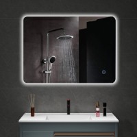 Oglindă baie Bayro Moon 800x600 Led Touch (115274) imaginea #2 — magazin online Desire.md