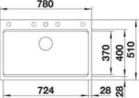 Chiuvetă de bucătărie Blanco Etagon 8 (525177) imaginea #2 — magazin online Desire.md