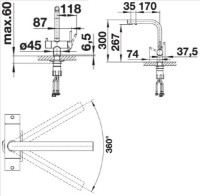 Baterie bucătărie Blanco Fontas II Filter (526670) imaginea #2 — magazin online Desire.md