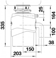 Tocătoare resturi alimentare Blanco FWD Max (526648) imaginea #2 — magazin online Desire.md