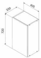 Кухонный модуль Ambianta Astra 400 DS Alb фото №3 — интернет-магазин Desire.md