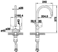 Смеситель для кухни Blanco Trima (526695) фото №2 — интернет-магазин Desire.md