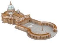 3D пазл-конструктор CubicFun St.Peter's Basilica (C244h)