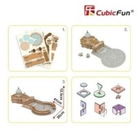 Puzzle 3D-constructor CubicFun St.Peter's Basilica (C244h) imaginea #2 — magazin online Desire.md
