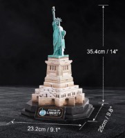 Puzzle 3D-constructor CubicFun Statue of Liberty (L536h) imaginea #4 — magazin online Desire.md