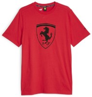Tricou bărbătesc Puma Ferrari Race Tonal Big Shield Tee Rosso Corsa L (62095102)