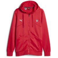 Hanorac pentru bărbați Puma Ferrari Style Hdd Sweat Jacket Rosso Corsa S