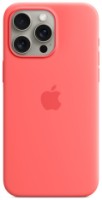Чехол Apple iPhone 15 Pro Silicone Case with MagSafe Guava фото №1 — интернет-магазин Desire.md