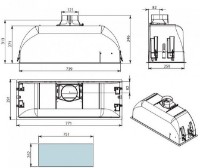 Вытяжка Falmec Burano 70 White (CBIN70.E9P2#ZZZB460F) фото №2 — интернет-магазин Desire.md