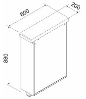 Кухонный модуль Ambianta Astra 200 FI Gri фото №2 — интернет-магазин Desire.md