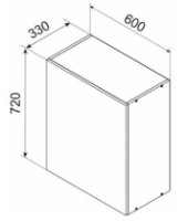 Кухонный модуль Ambianta Astra 600 CS Gri фото №2 — интернет-магазин Desire.md