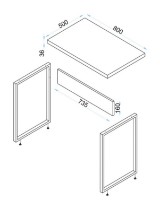 Гостиная Arta Mobilei G09 AM120 Gray фото №2 — интернет-магазин Desire.md